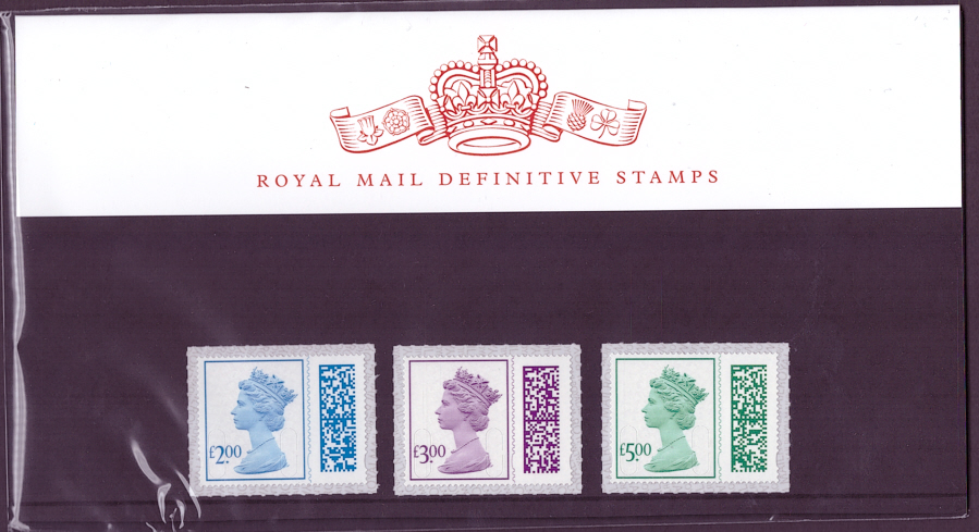 (image for) 2022 Barcoded Machin Definitive Royal Mail Presentation Pack 119